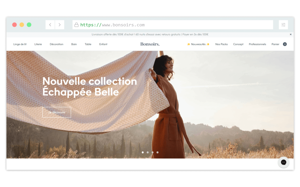 Tienda Shopify - Bonsoirs