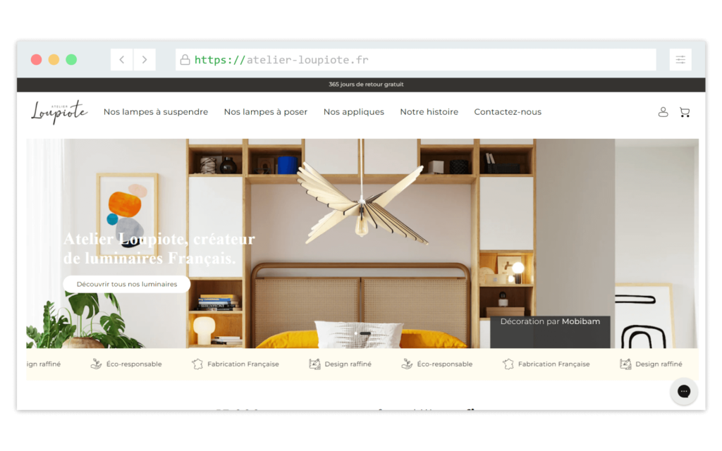 Tienda Shopify - Atelier Loupiote