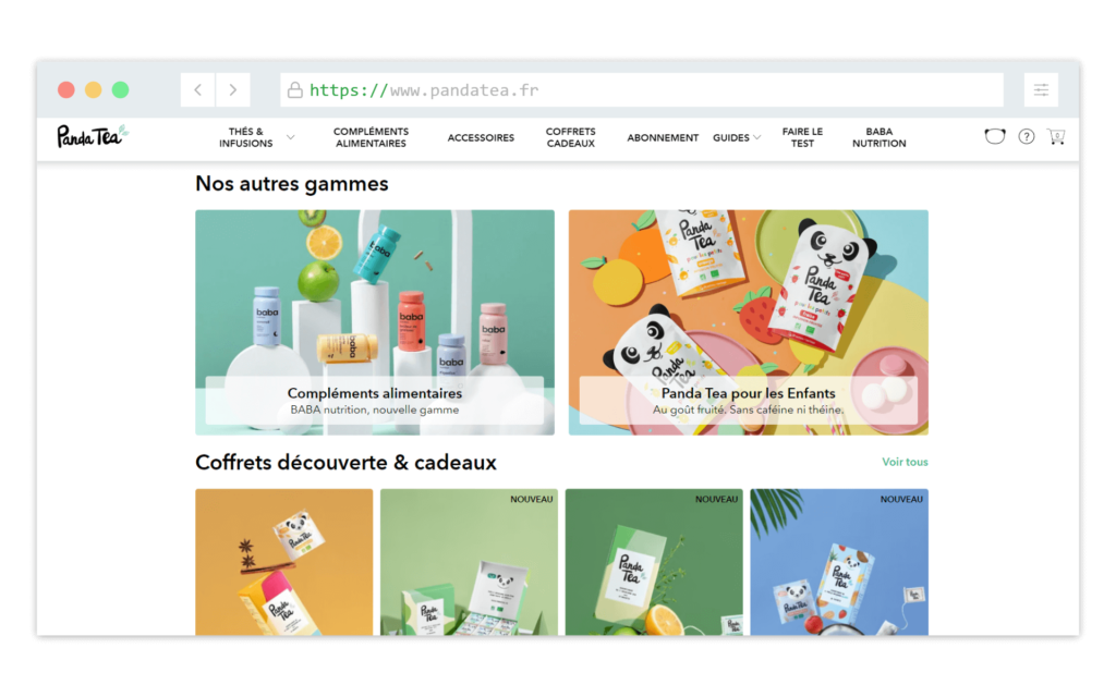 Tienda Shopify - Panda Tea