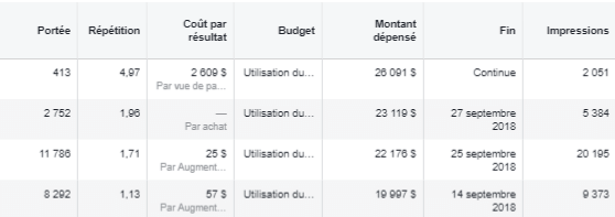 Créer-publicité-Facebook performances et clics