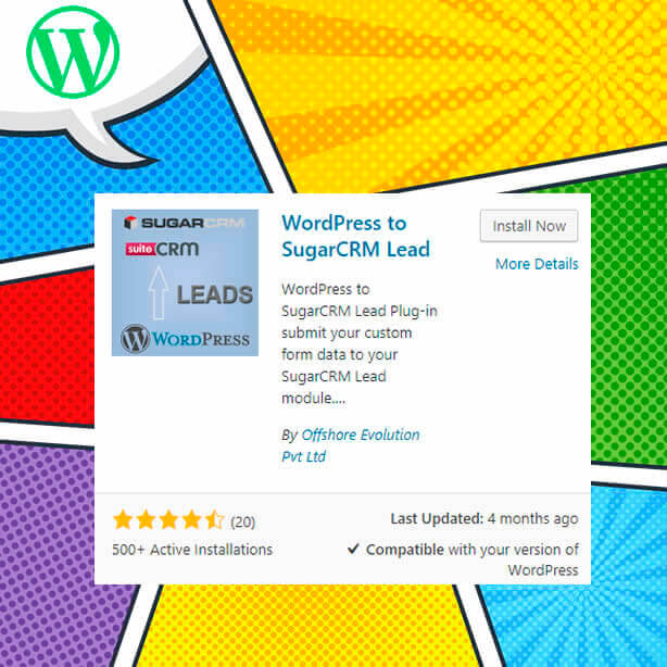 plugins wordpress - Sugar CRM integration