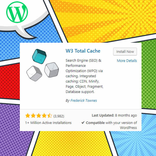 plugins wordpress - W3 total cache